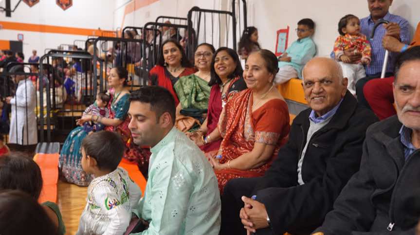 Community members at Navratri Garba 2026